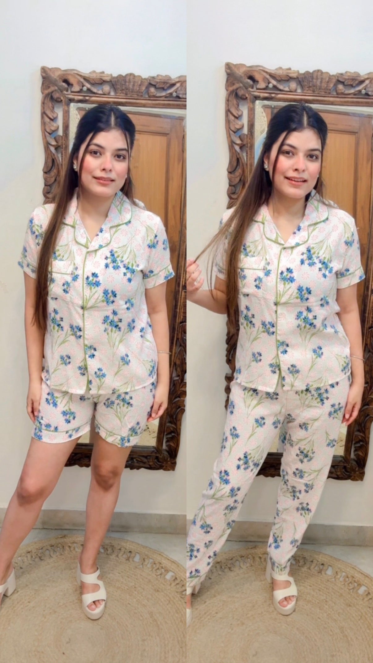 Nightsuit L112 (shirt,shorts n lower)