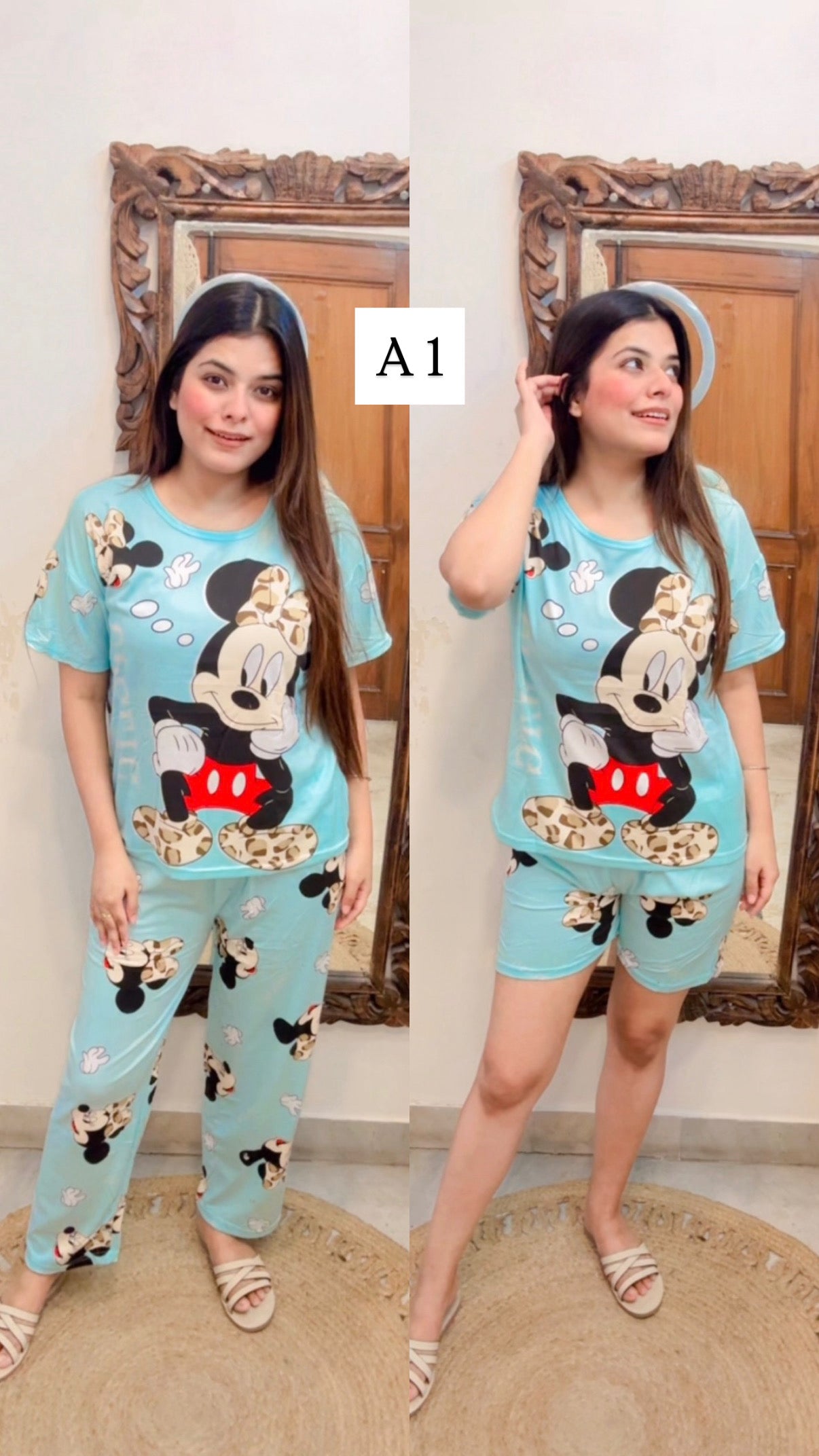 Nightsuit L111 (tshirt,shorts n lower)