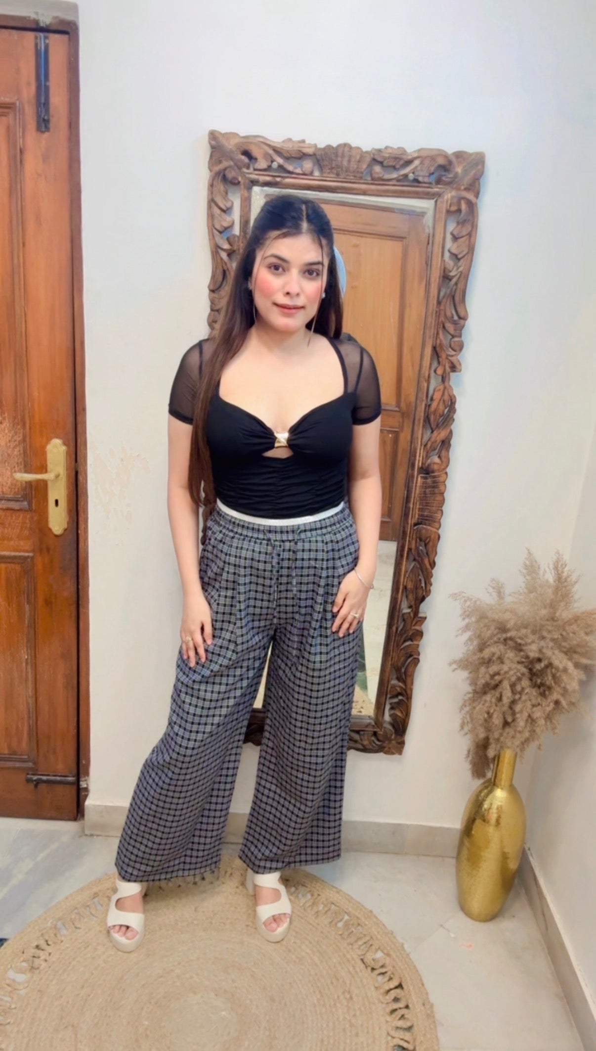 Check Lower Pants