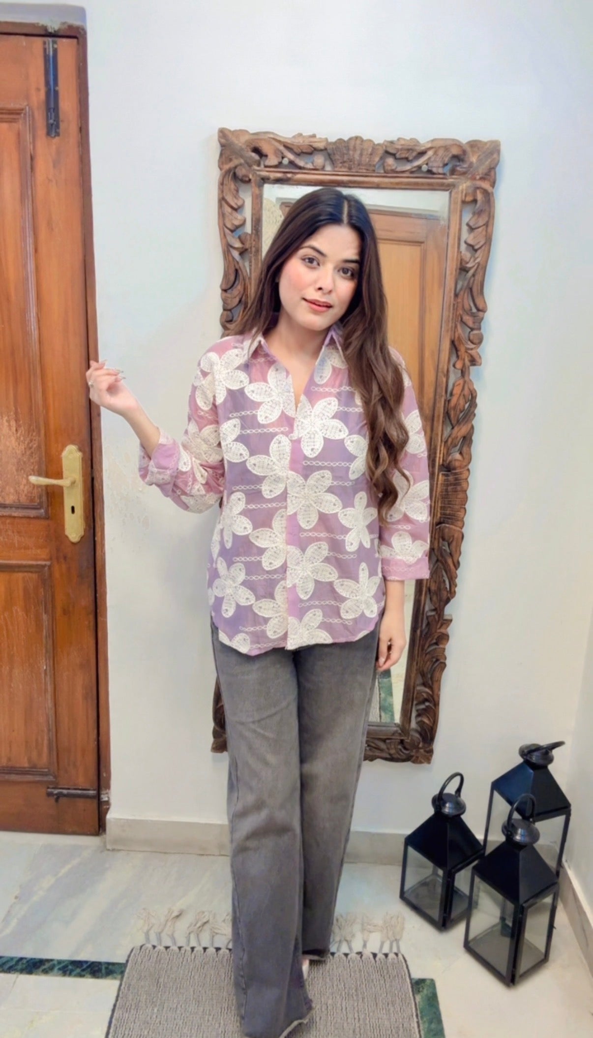 (Nooris Embroidered Shirt