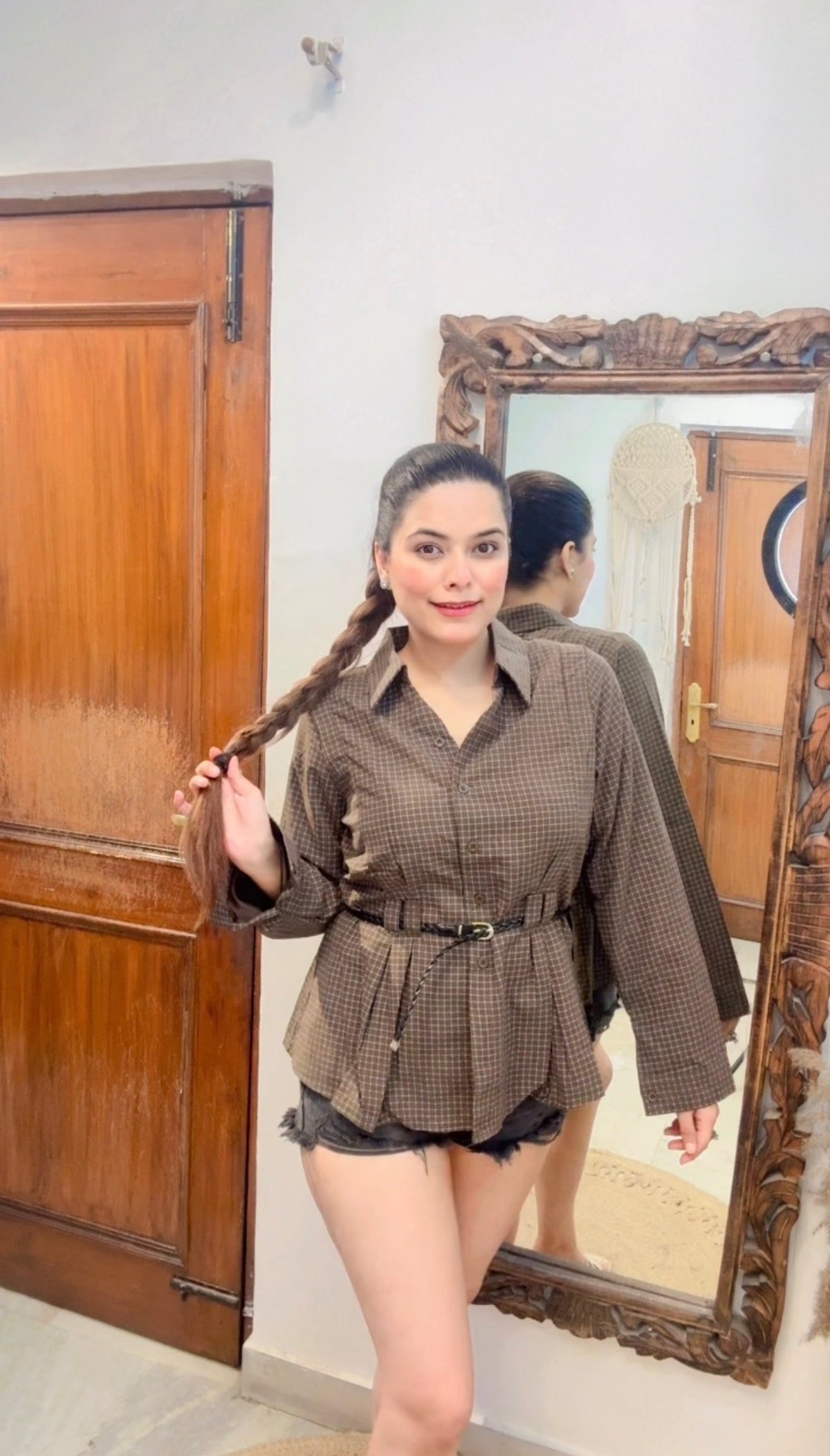 Lit Shirt 144 with belt