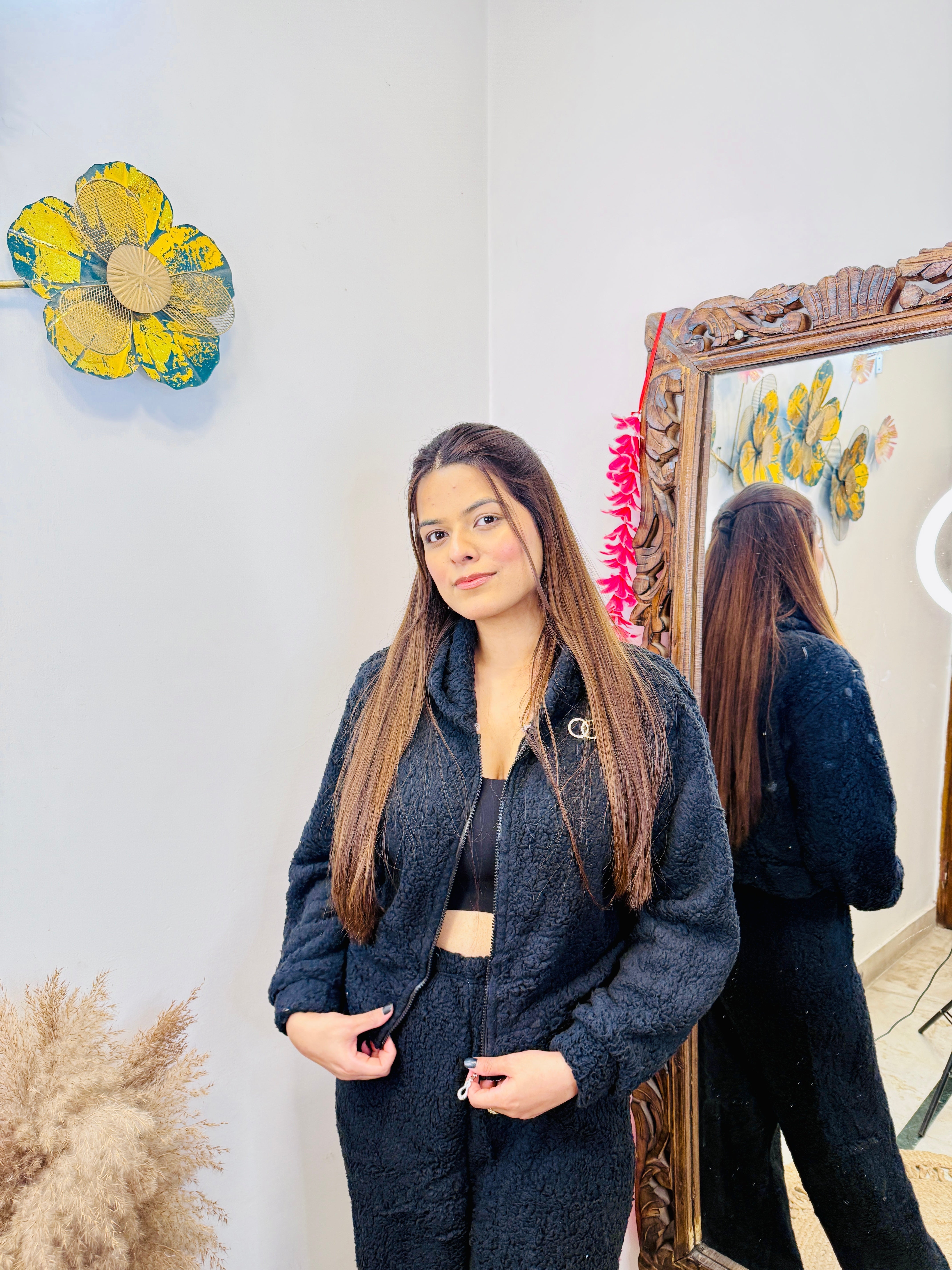 Furry Jacket Co ord