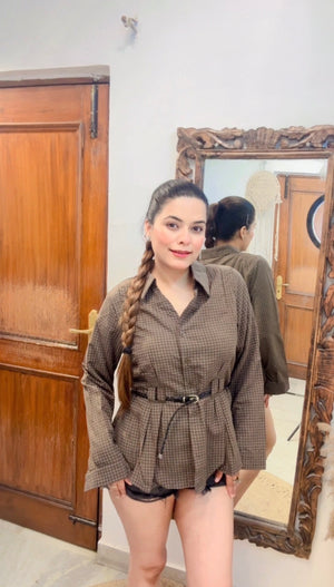 Lit Shirt 144 with belt