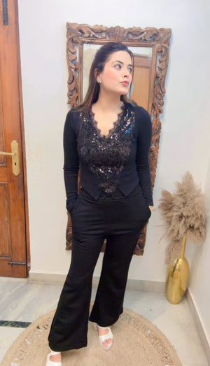 PARTY WEAR TOP with fleece