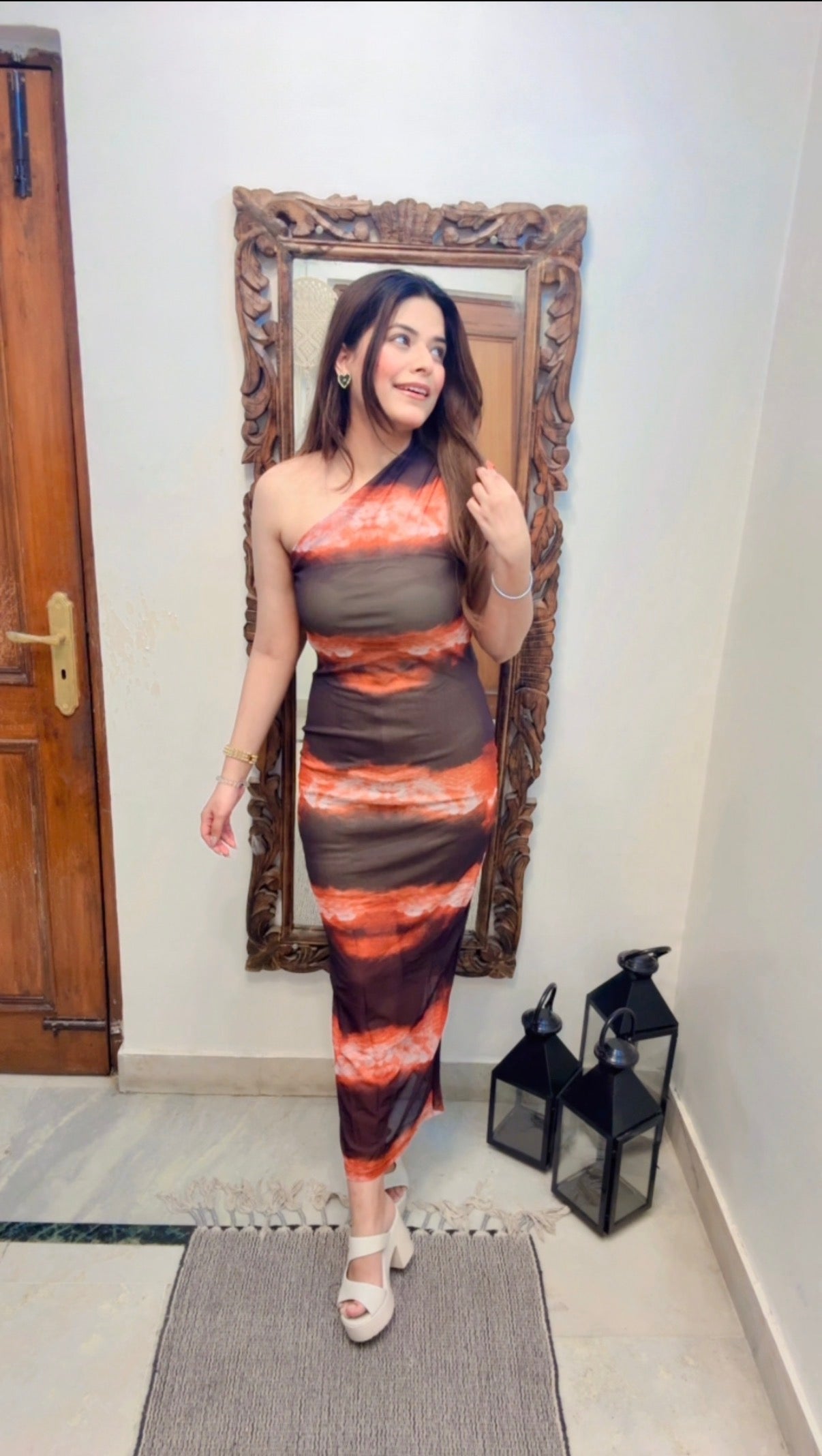 Lit26 Power Net Dress