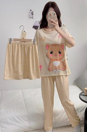 Nightsuit L111 (tshirt,shorts n lower)