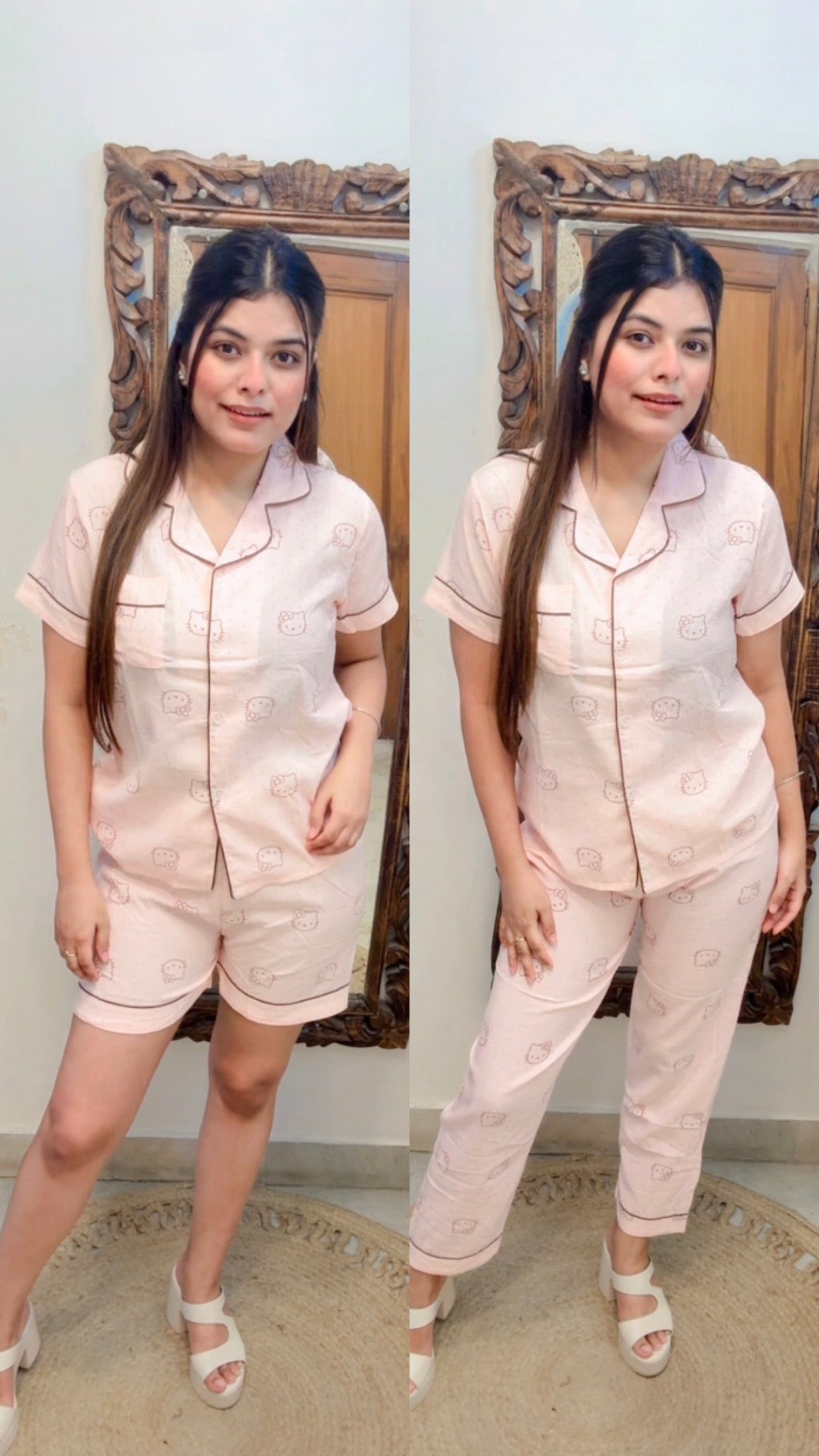 Nightsuit L112 (shirt,shorts n lower)