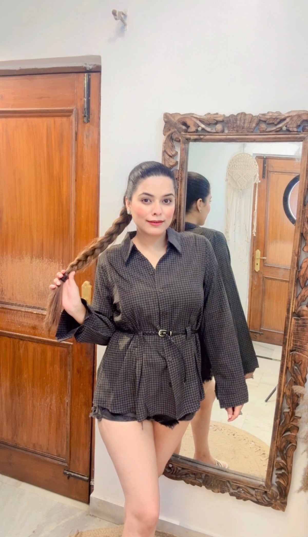 Lit Shirt 144 with belt