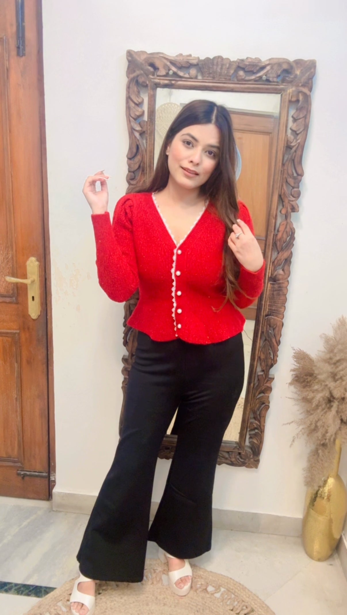 Christy Top with lace