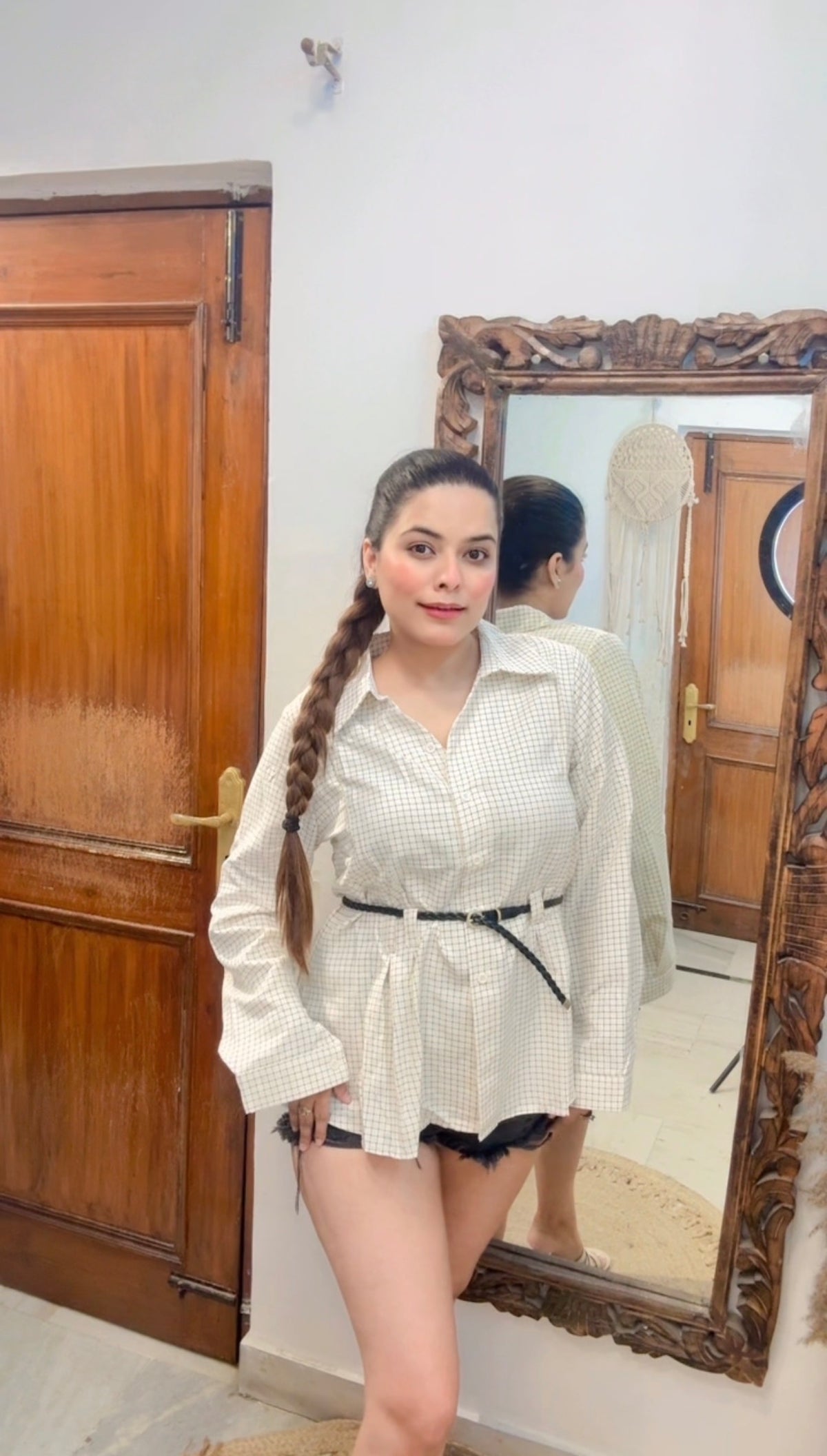 Lit Shirt 144 with belt