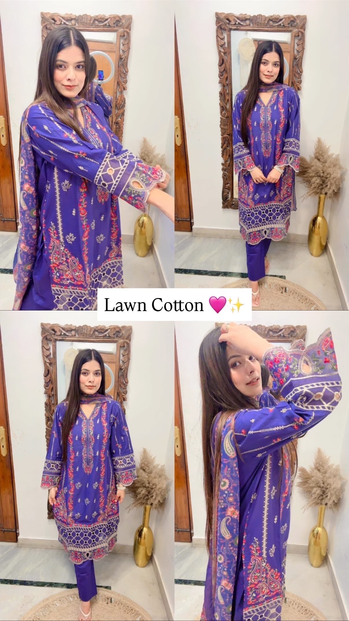 Wafa Three Piece Set