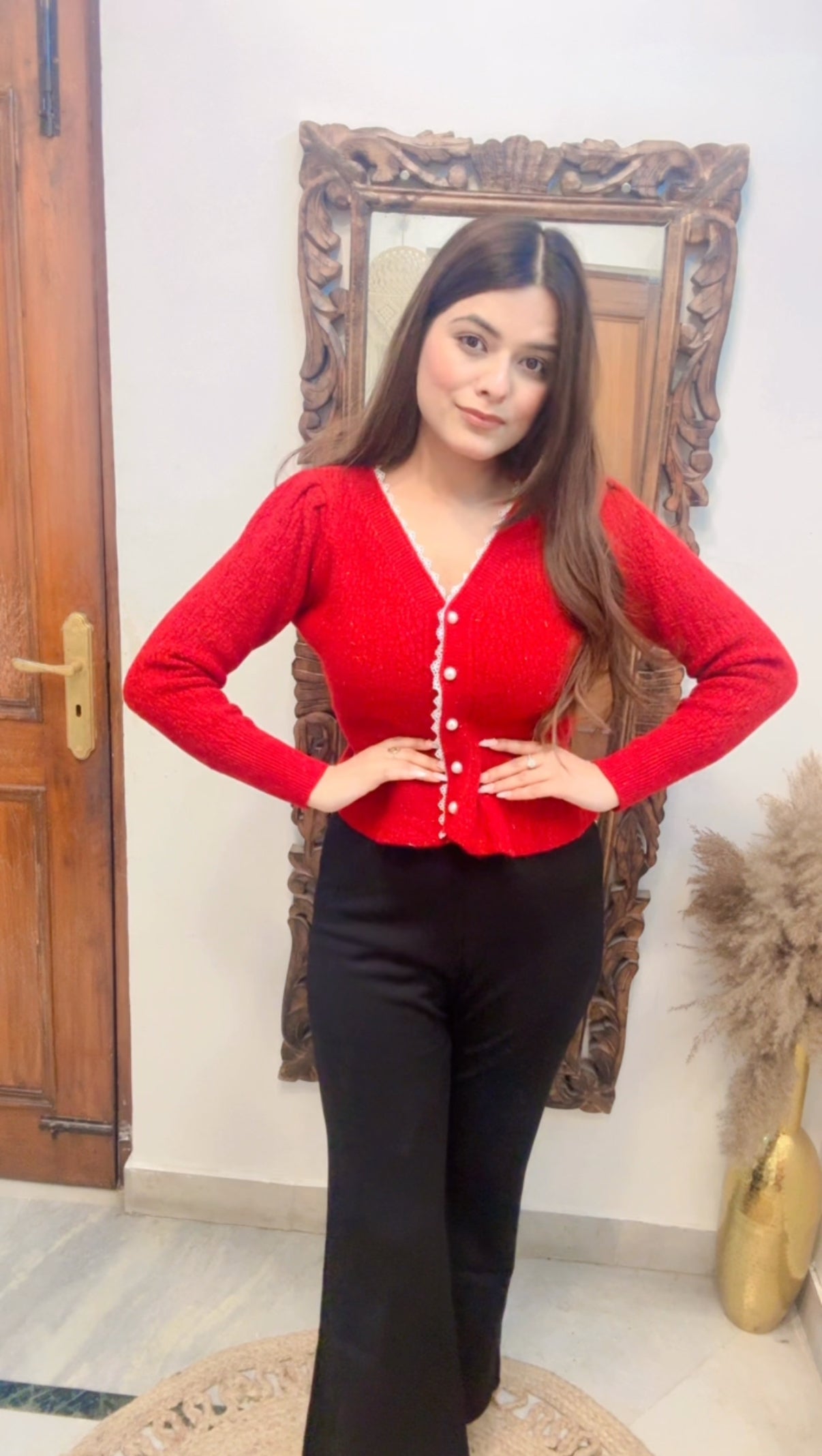 Christy Top with lace