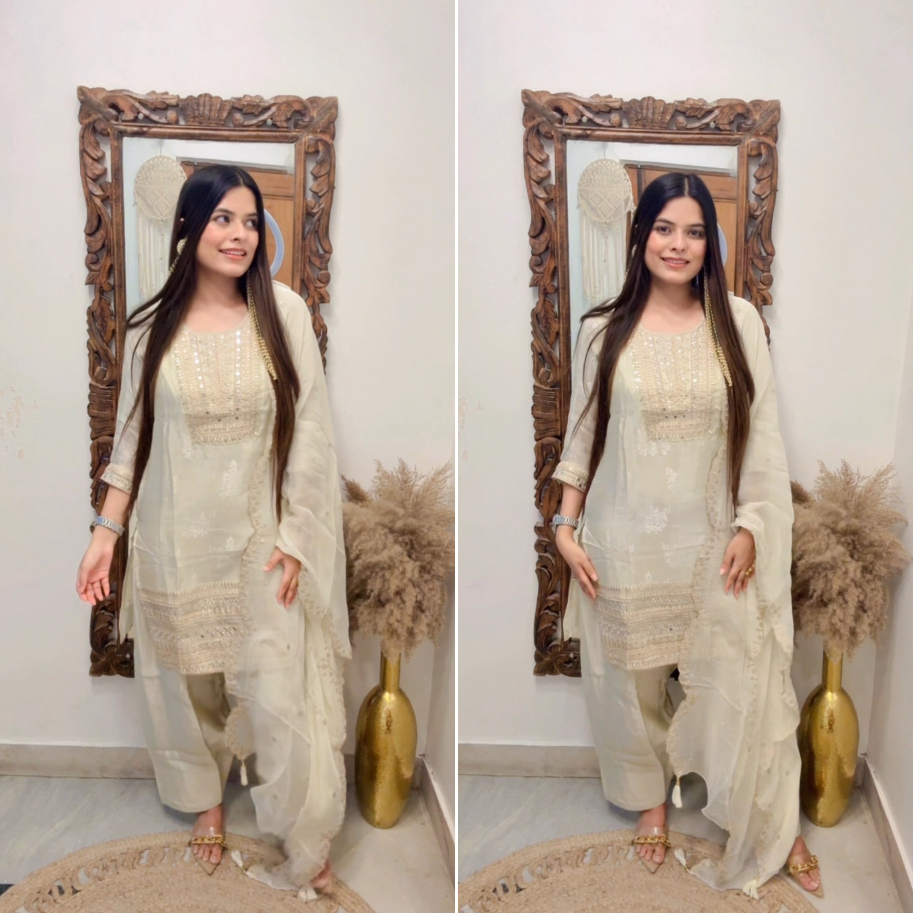 Kiran Farshi Salwar Three Piece Set