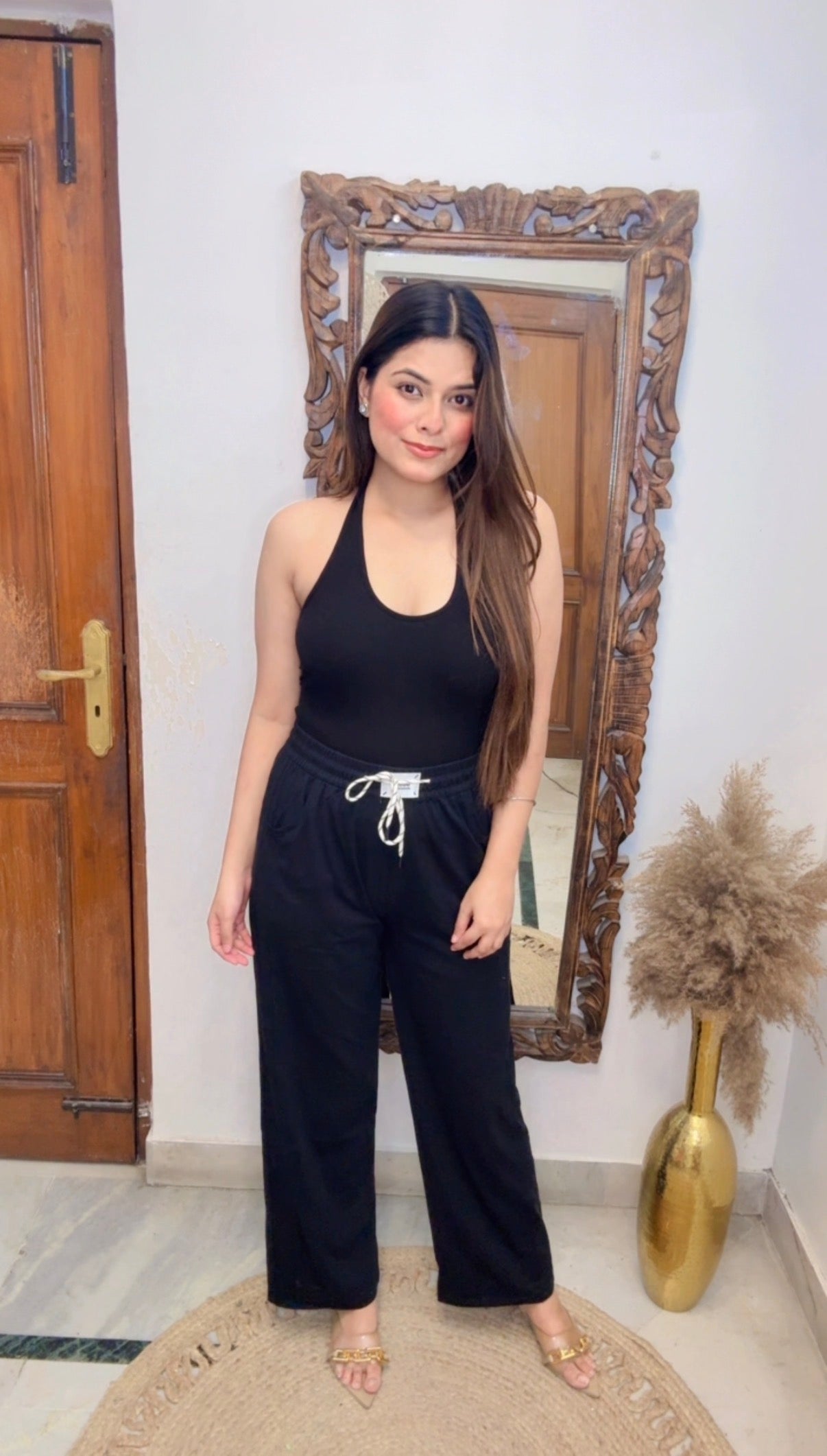 Denim lower pant
