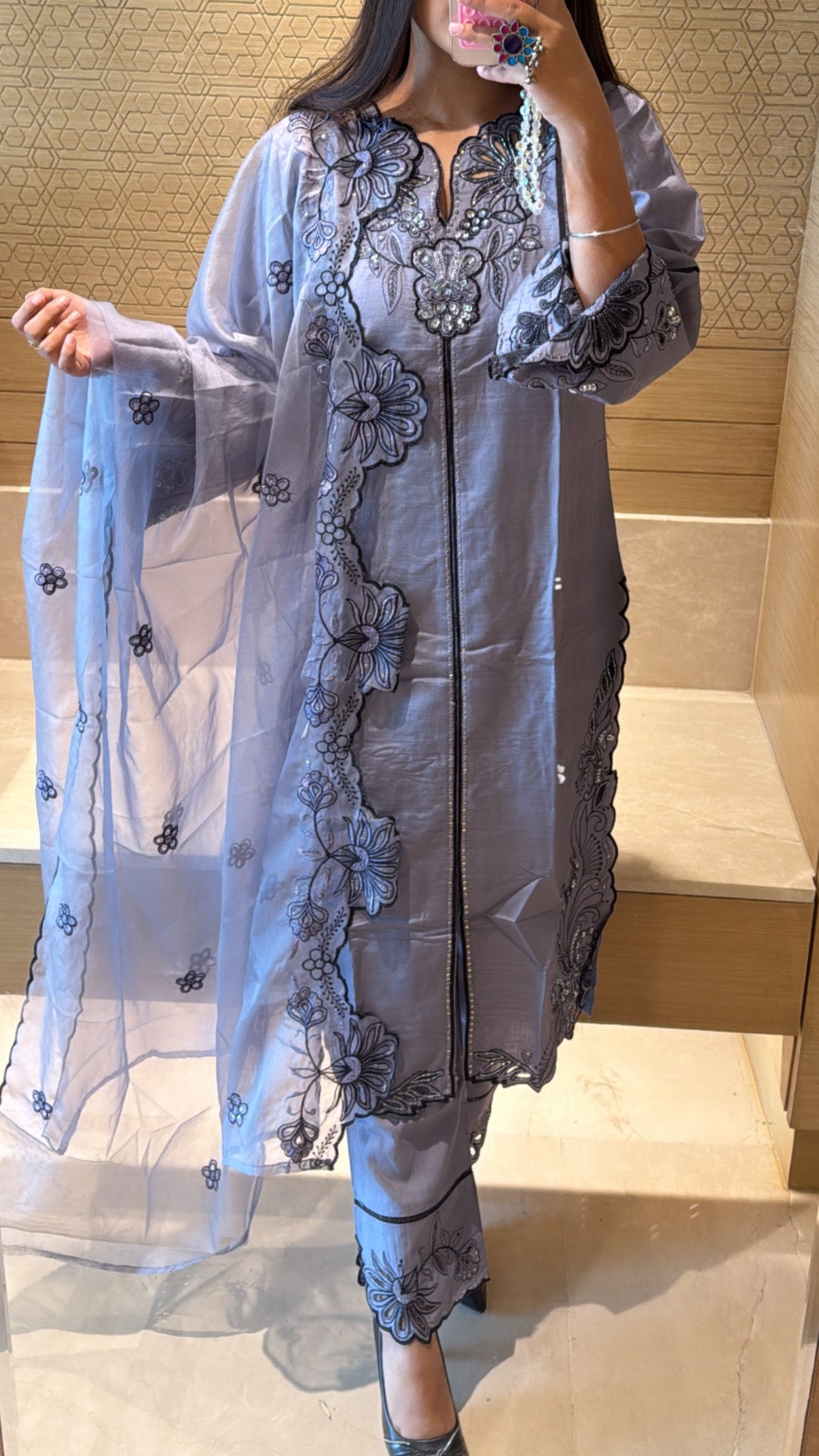 Zameena Three Piece Set