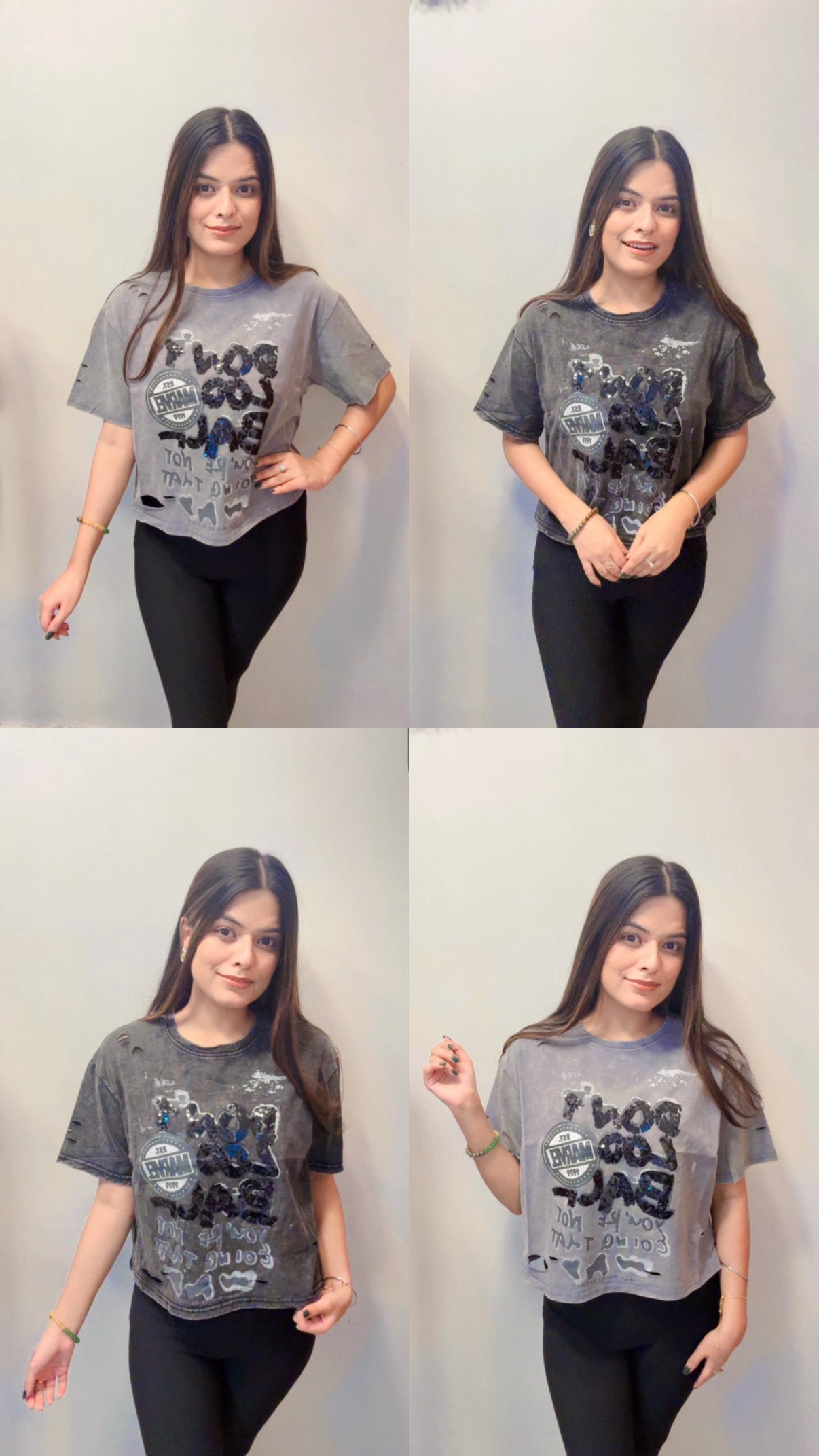 Rugged effect Top