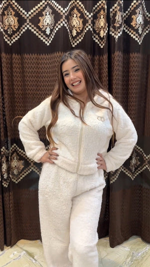 Furry Jacket Co ord