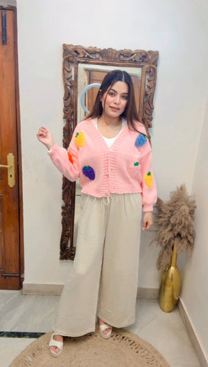 Strawberry Cardigan