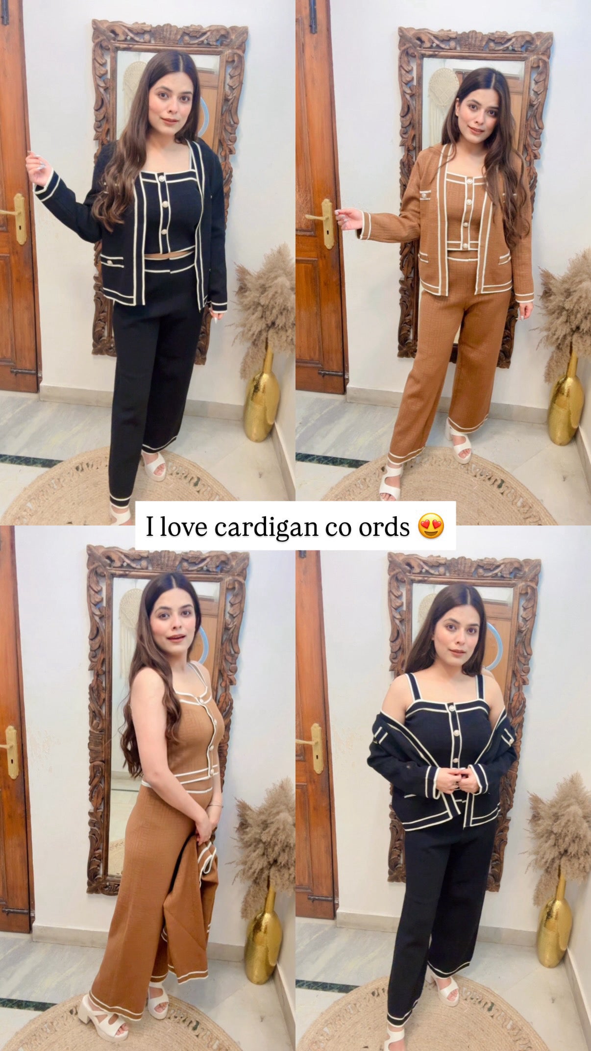 Co ord #877 With Cardigan