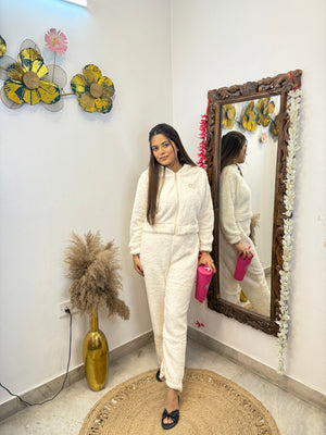 Furry Jacket Co ord