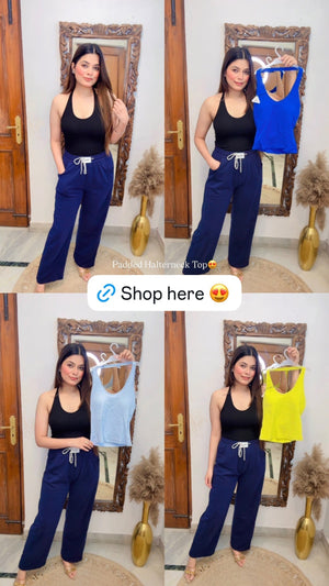 Lit Padded Top 098 Halterneck