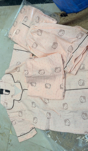 Nightsuit L112 (shirt,shorts n lower)