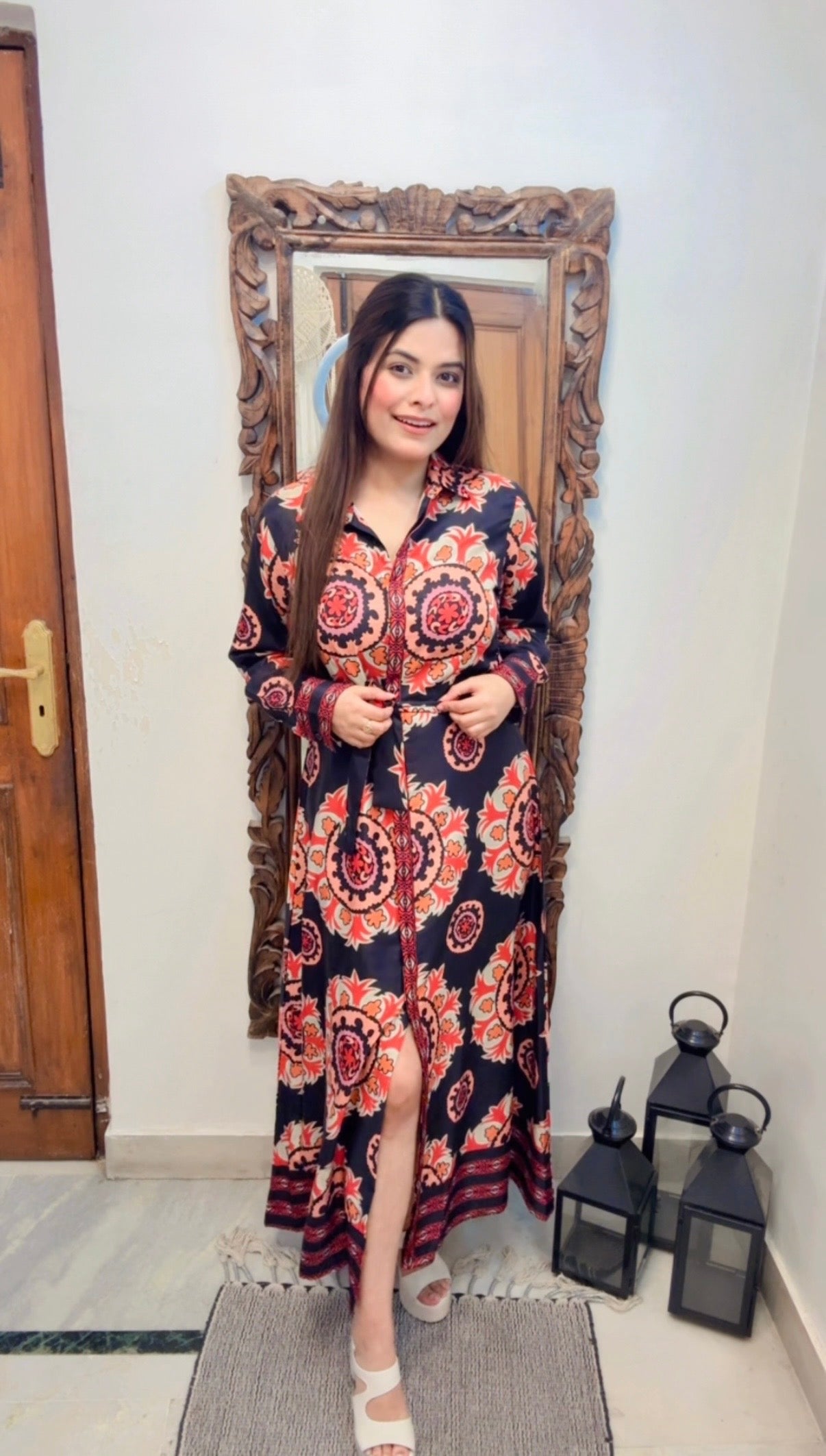 Printed Lux Dress