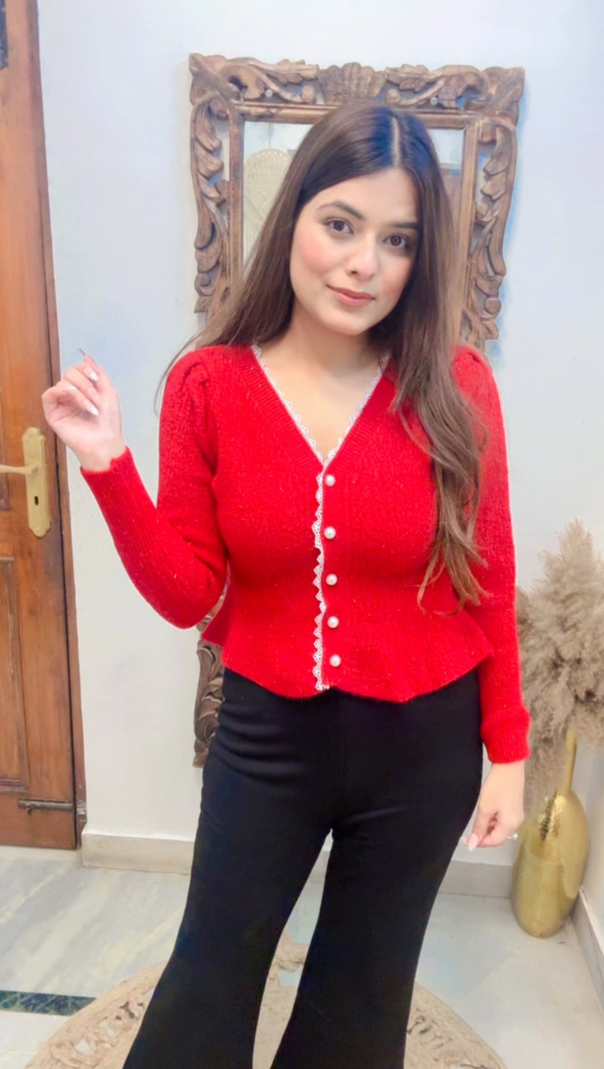 Christy Top with lace