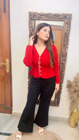 Christy Top with lace