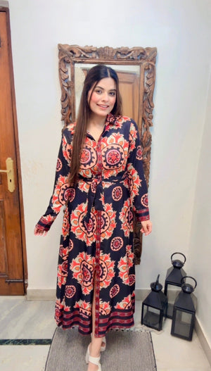 Printed Lux Dress