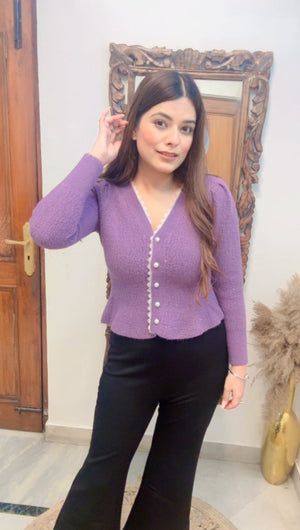 Christy Top with lace