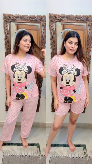 Nightsuit L111 (tshirt,shorts n lower)
