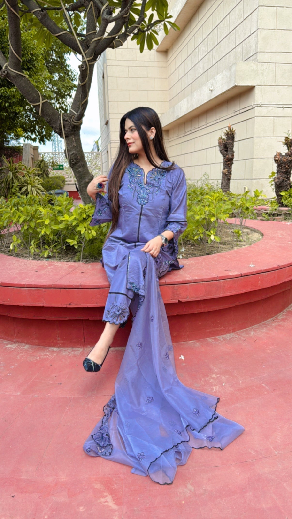 Zameena Three Piece Set