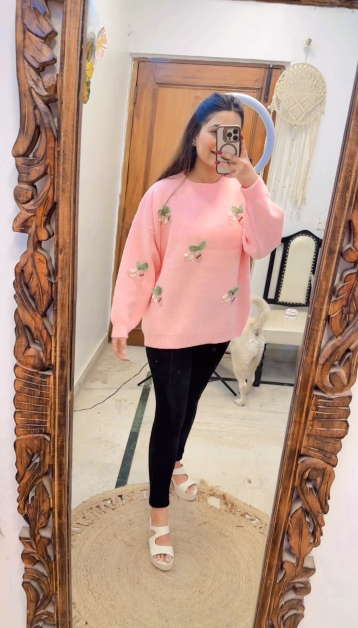 Tani Wollen Top