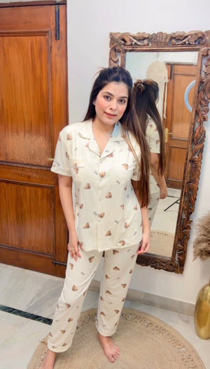 Padded Half Sleeves Nightsuit