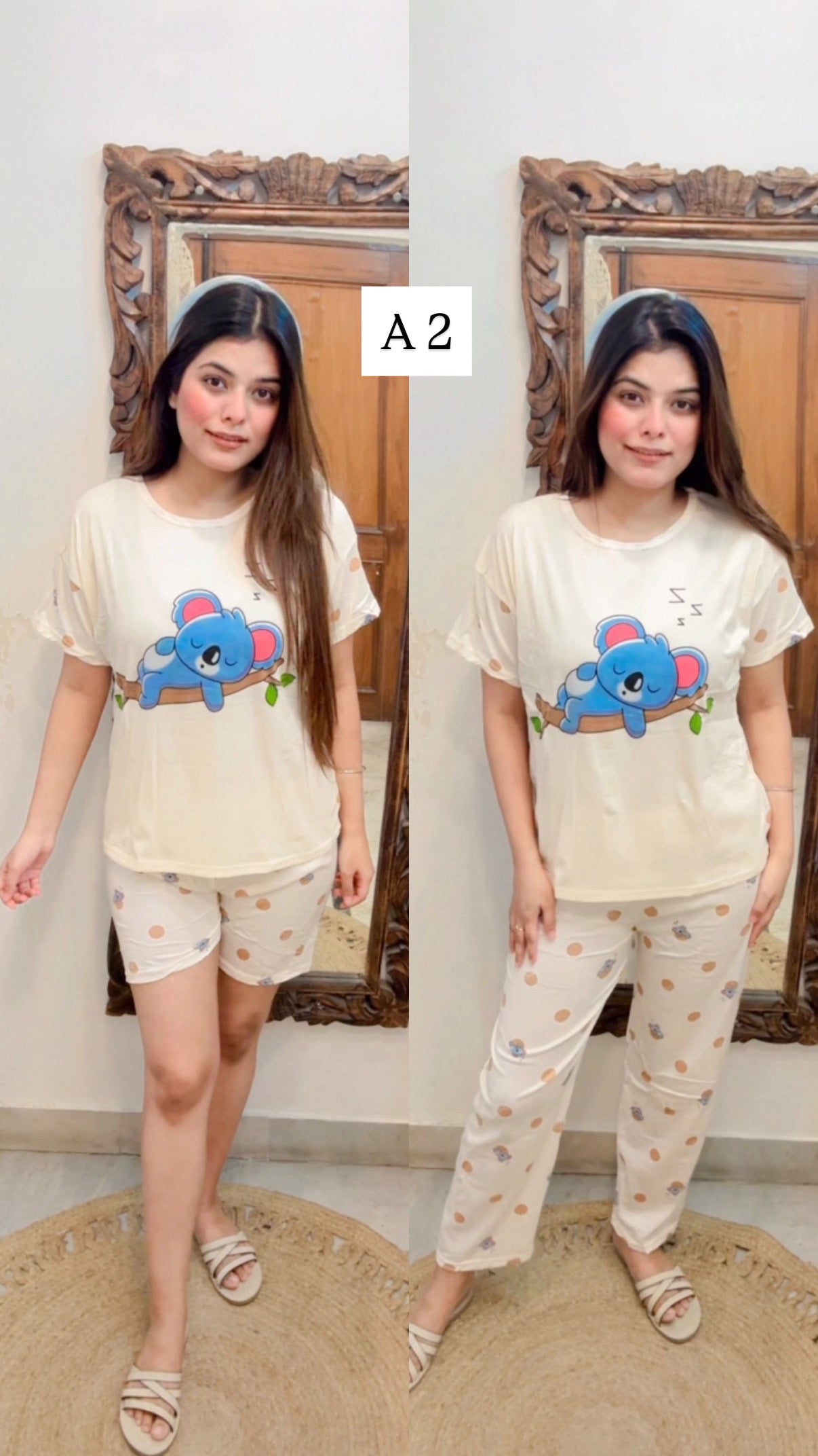 Nightsuit L111 (tshirt,shorts n lower)