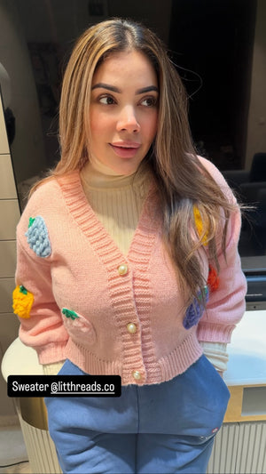 Strawberry Cardigan