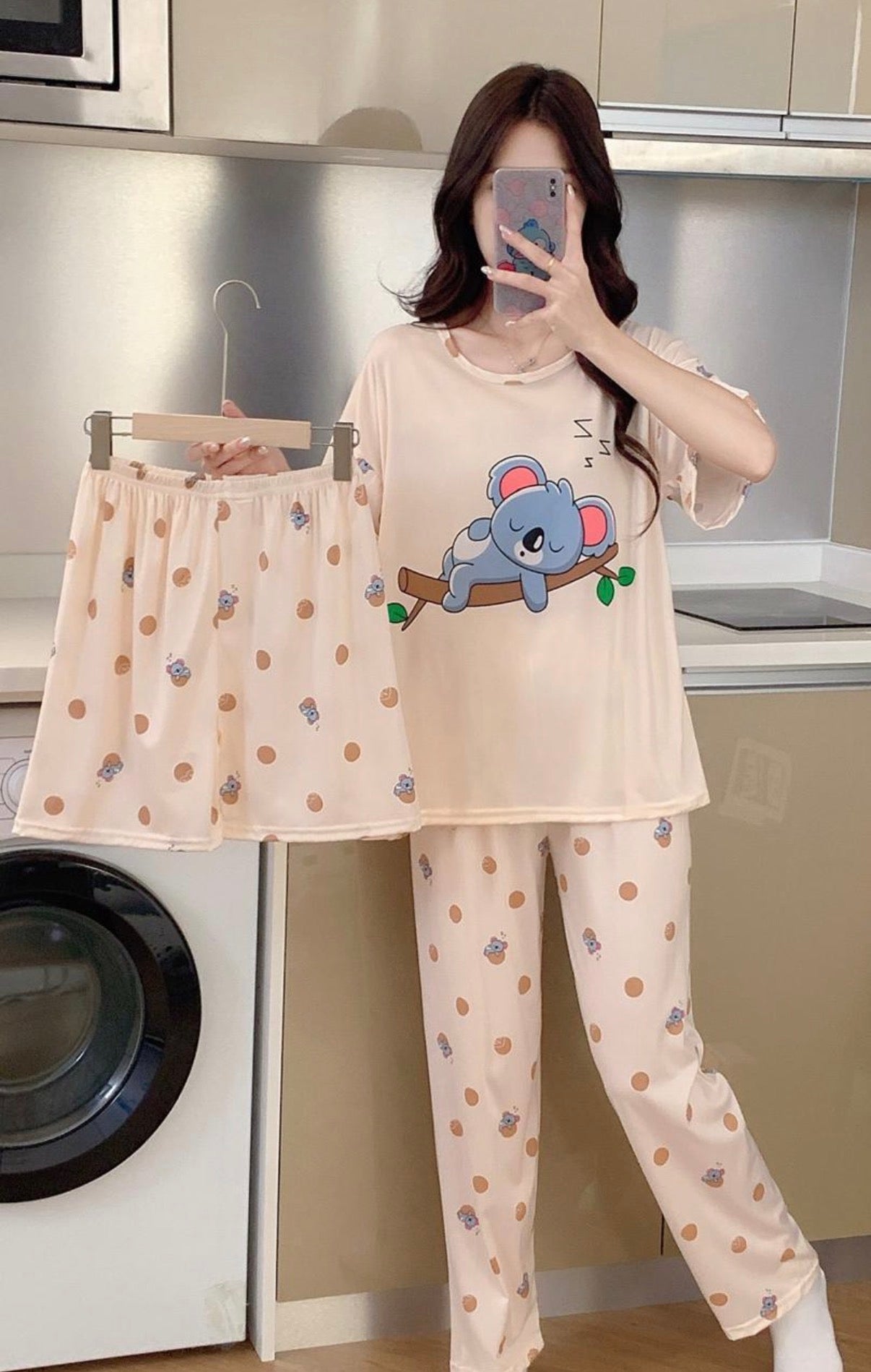 Nightsuit L111 (tshirt,shorts n lower)