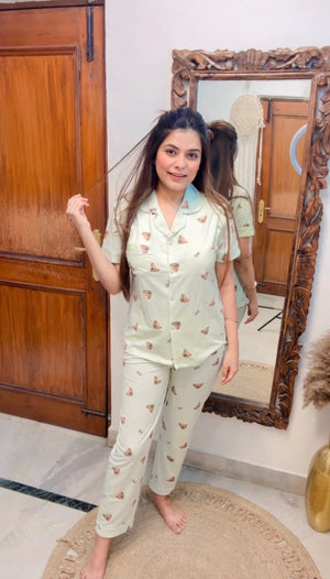 Padded Half Sleeves Nightsuit