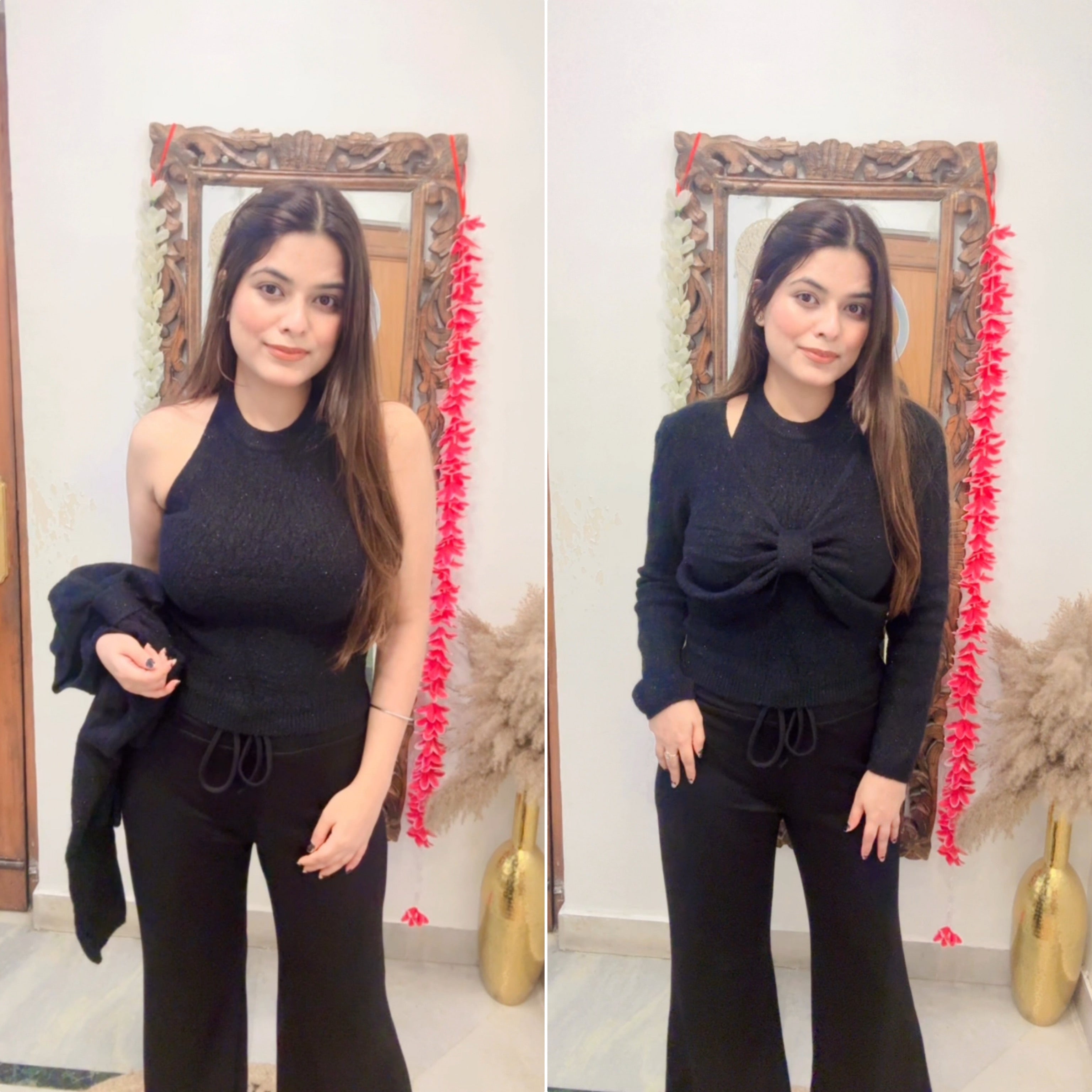 Bow Two Piece Set Top