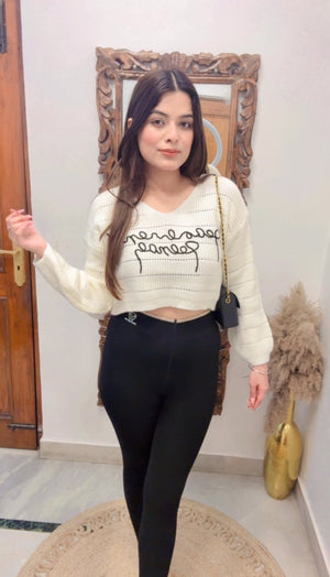 Lt0999 Warm Crop Top