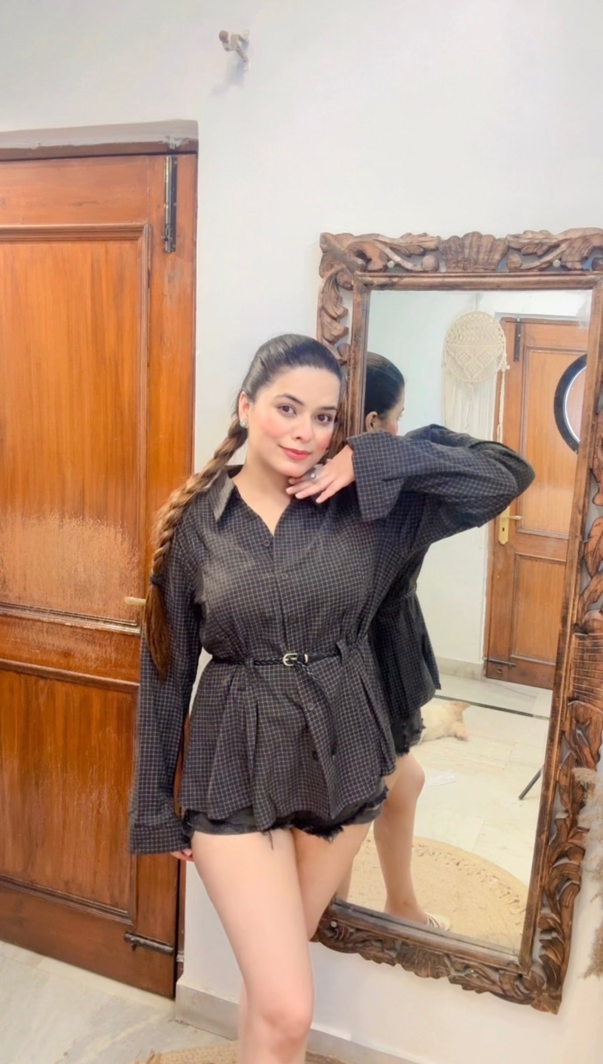 Lit Shirt 144 with belt