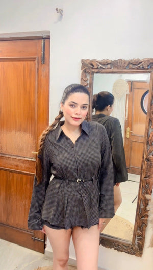 Lit Shirt 144 with belt