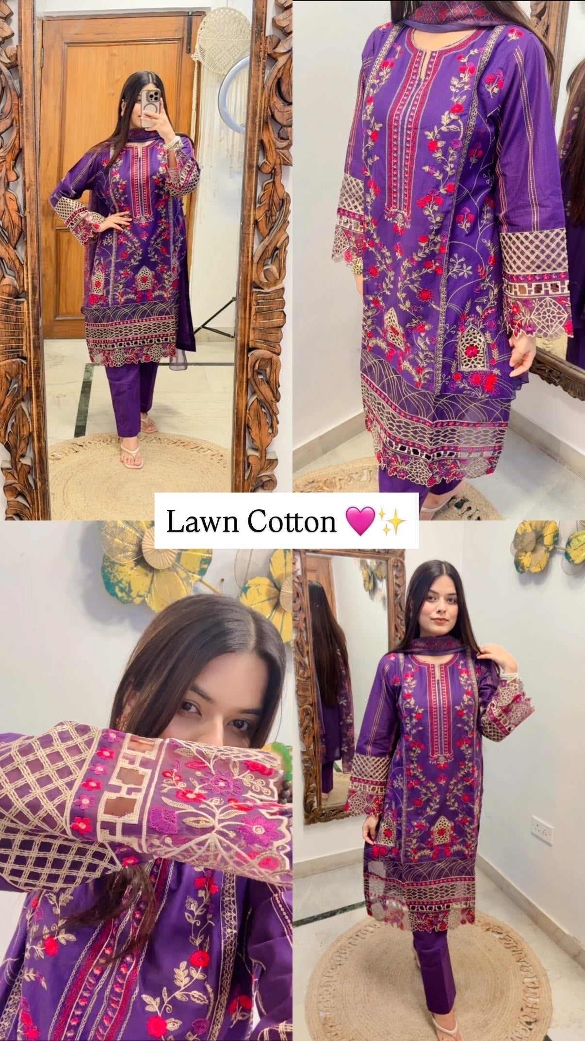 Wafa Three Piece Set