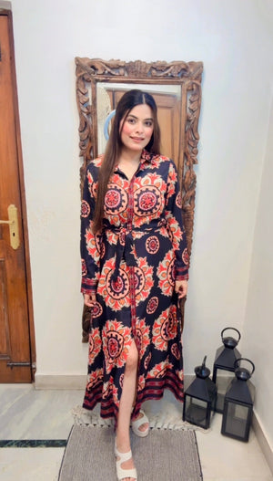 Printed Lux Dress