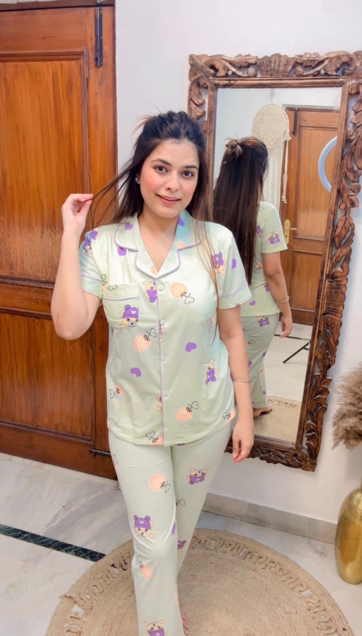 Padded Half Sleeves Nightsuit 01