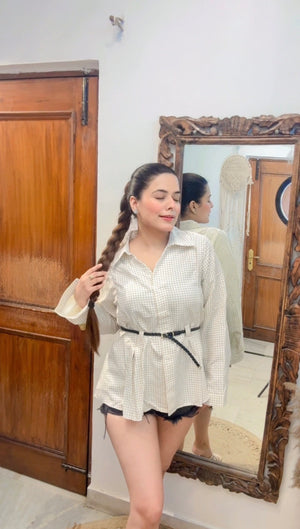 Lit Shirt 144 with belt