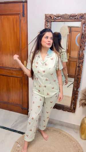 Padded Half Sleeves Nightsuit