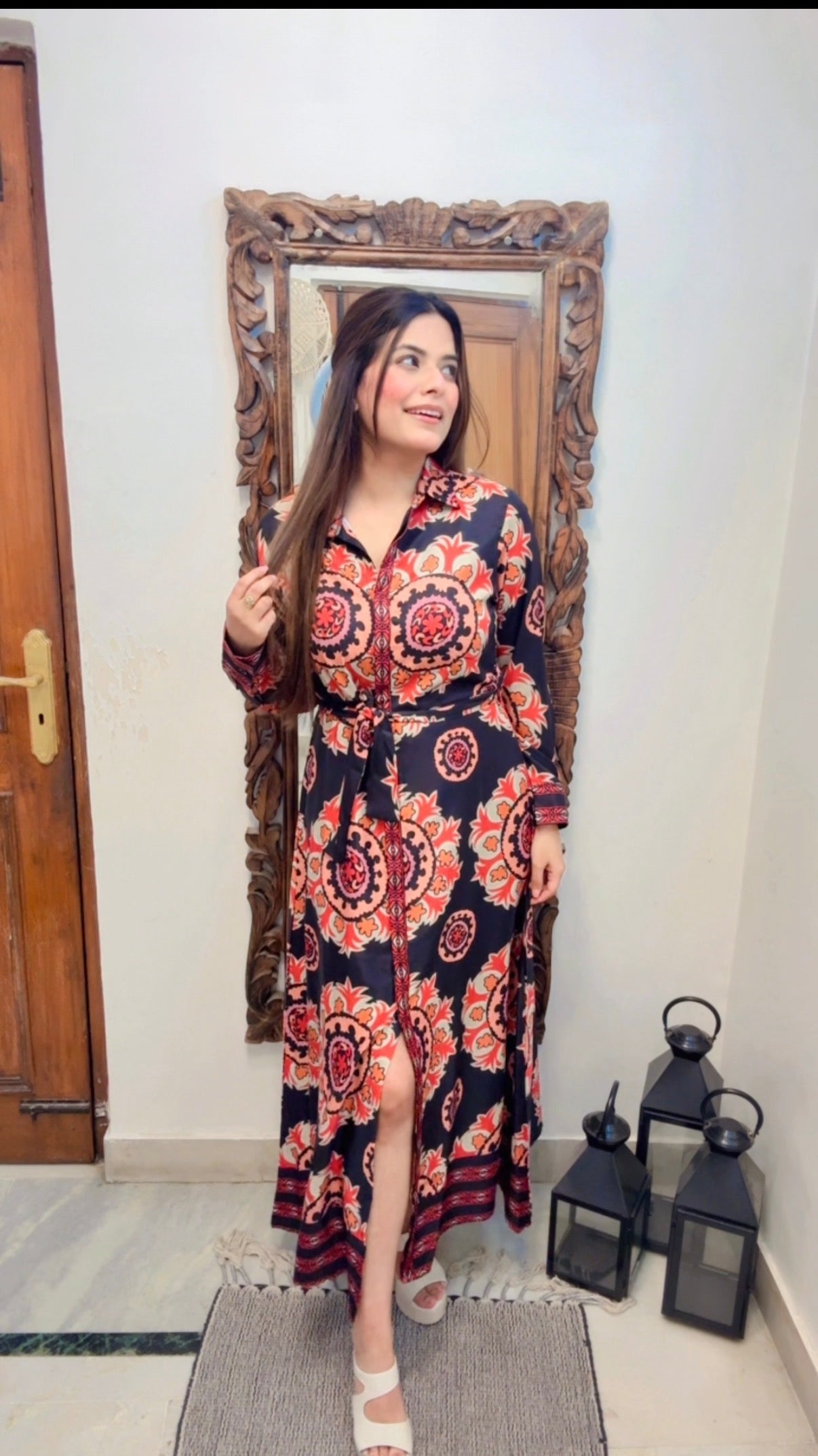 Printed Lux Dress