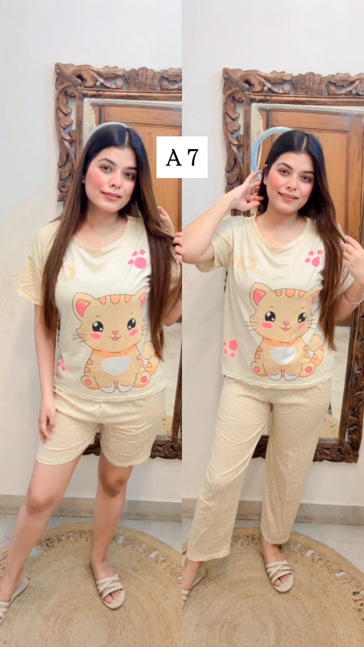 Nightsuit L111 (tshirt,shorts n lower)